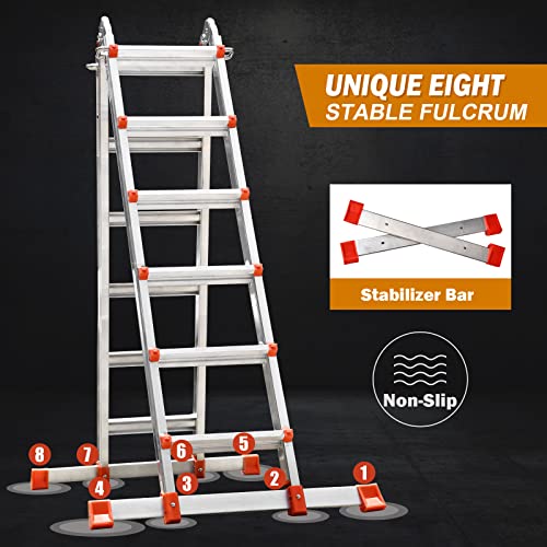 6 Step Multi Position Ladder I226