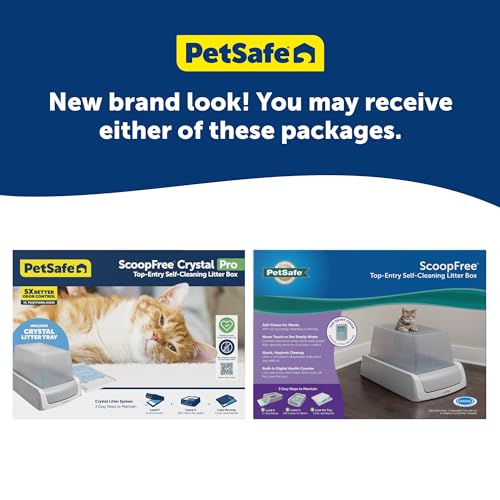 Self-Cleaning Cat Litterbox with Disposable Crystal Tray O465