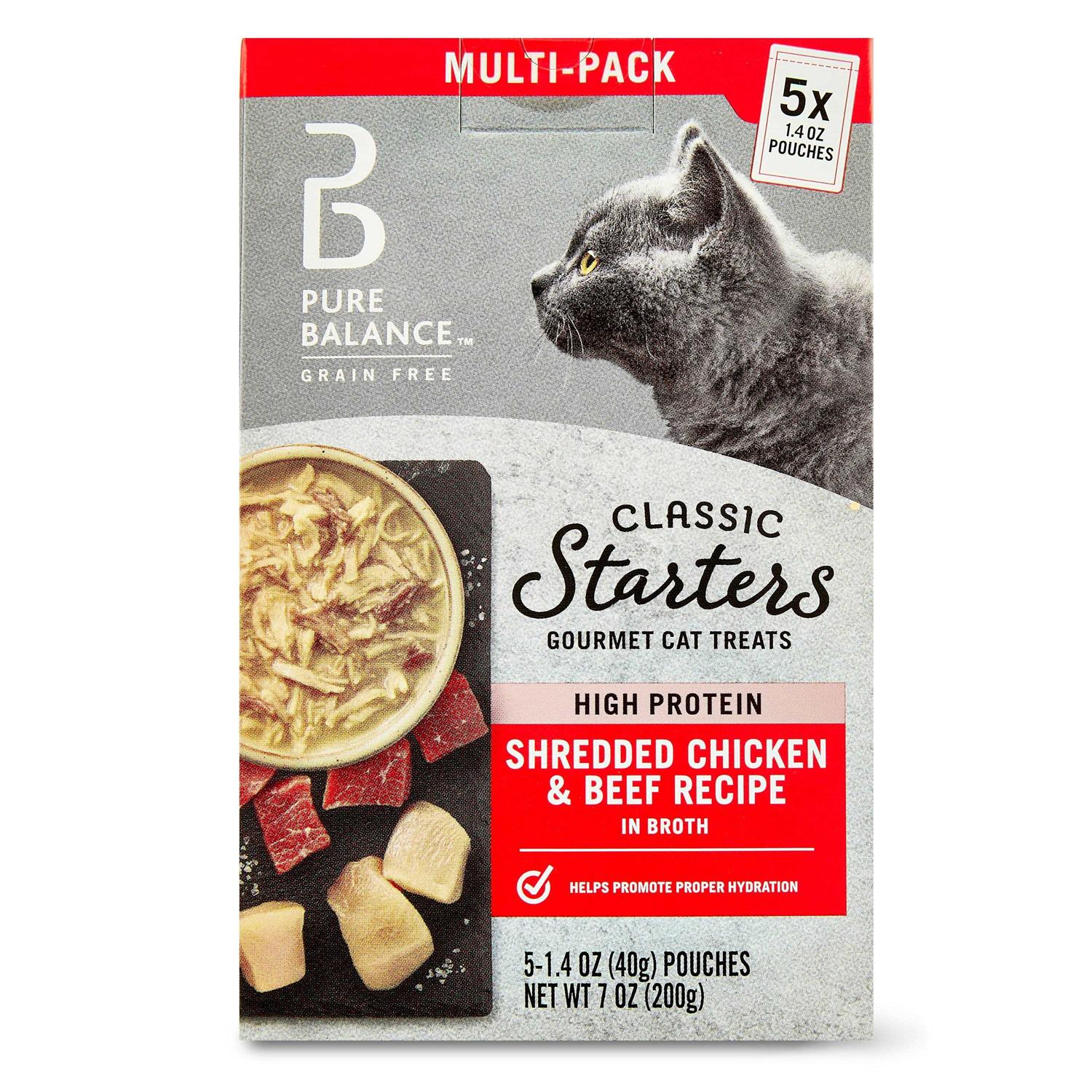 Shredded Chicken & Beef Broth Cat Treats F930