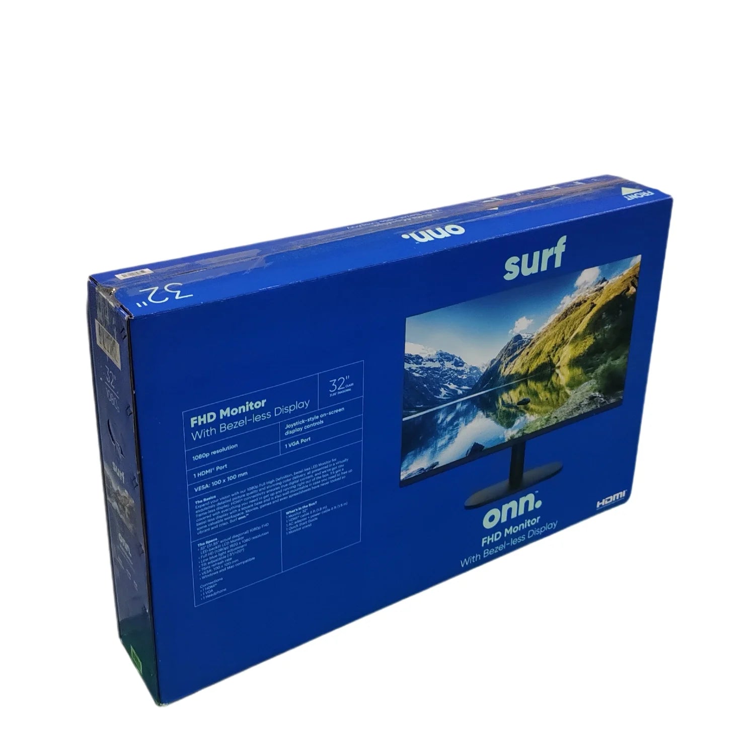 32" FHD 75hz Bezel-Less Office Monitor, Black E156488