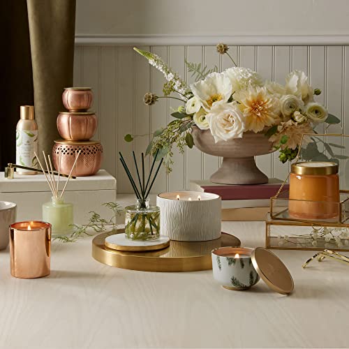 6.5 oz Scented Candle Tin with Gold Lid J5740