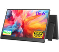 15.6-inch FHD 1080P HDR IPS Portable Monitor with Kickstand & Speakers USB-C HDMI O83323
