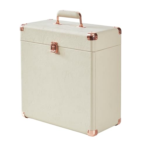 Vinyl Record Storage and Carrying Case, Holds 30 Albums T331