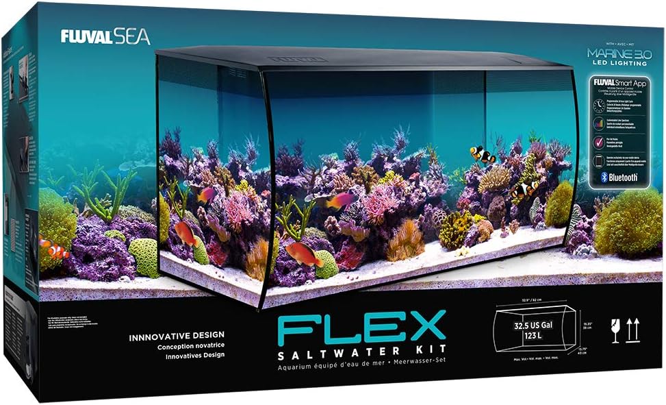32.5 Gal Marine Salt Water Aquarium Kit with LED Lights and Filtration System X386984