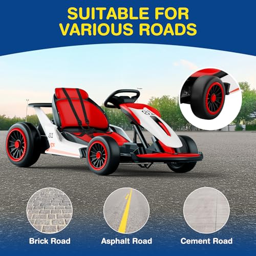 24V Electric Go Kart with 5-Point Safety Belt M241