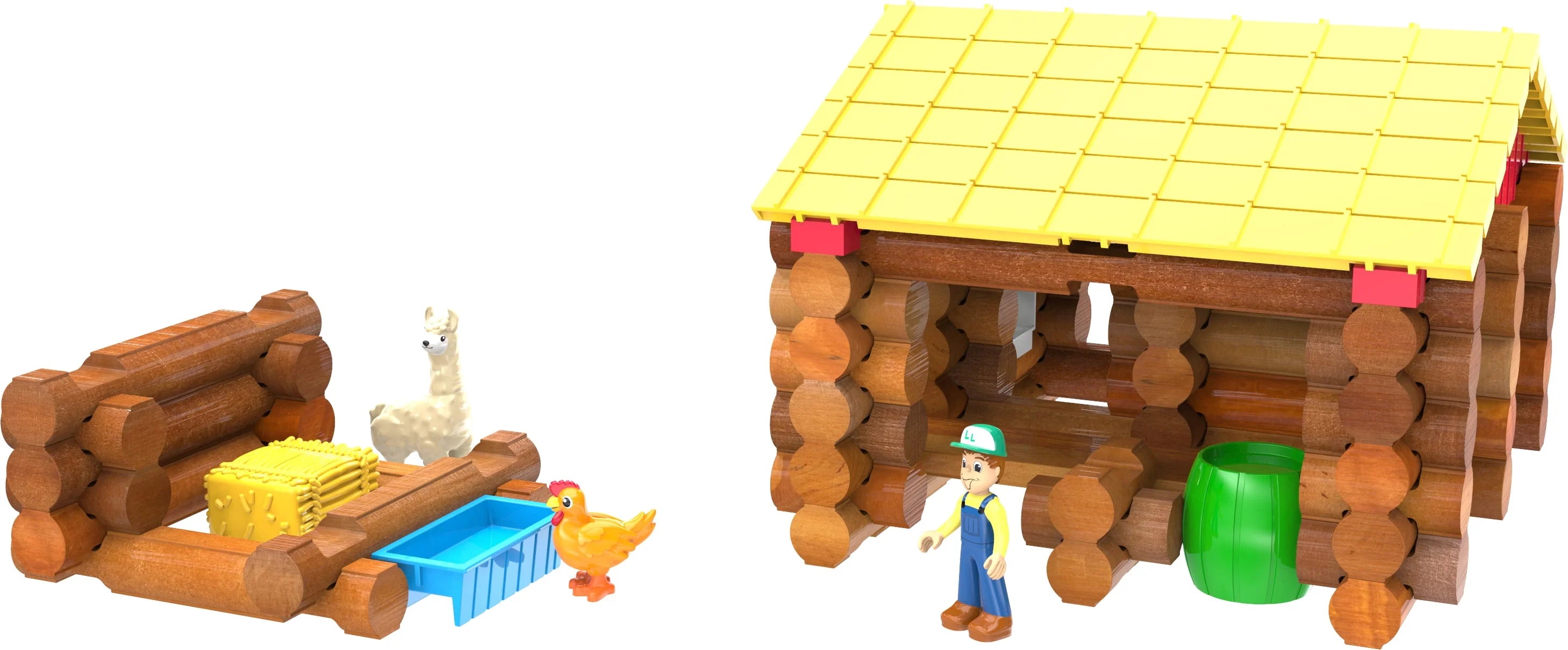Real Wood Logs - 102 parts J14696