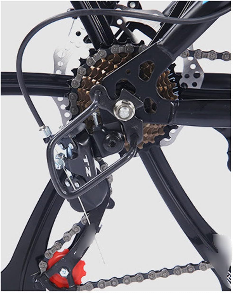Mountain Bike Folding Bicycle Disc Brake Variable Speed Soft Tail I104