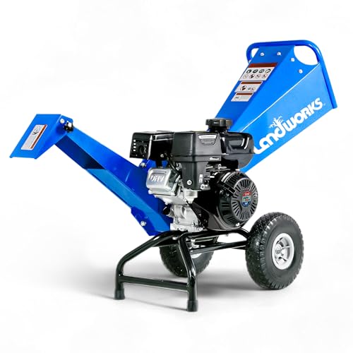 7 HP Gas Powered Wood Chipper Shredder Mulcher Q630268