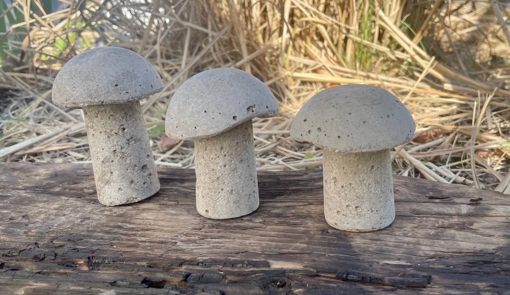 Cement Mushrooms Yard Art Garden Decor N7160