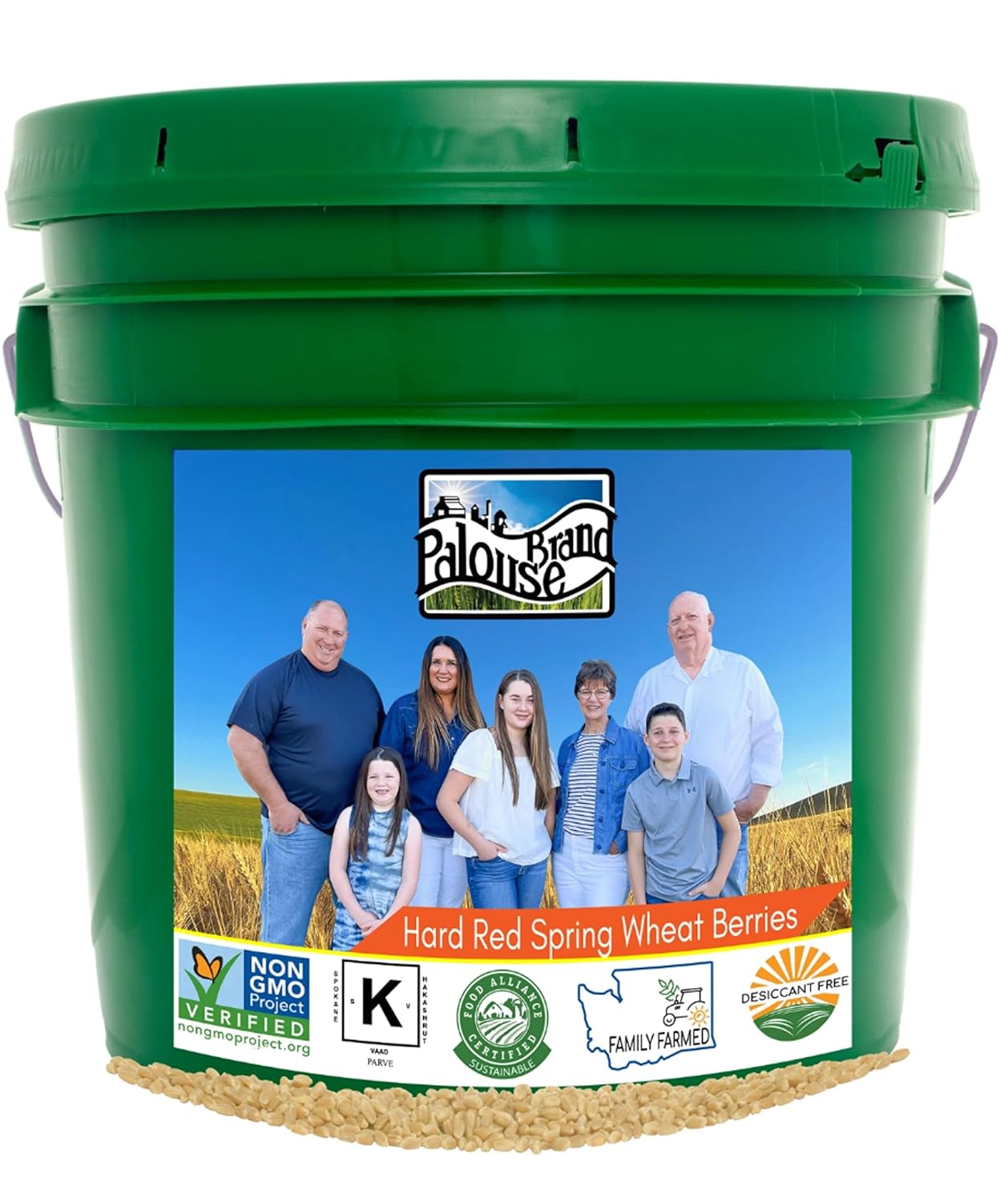 25 LBS Hard Red Spring Wheat Berries E326