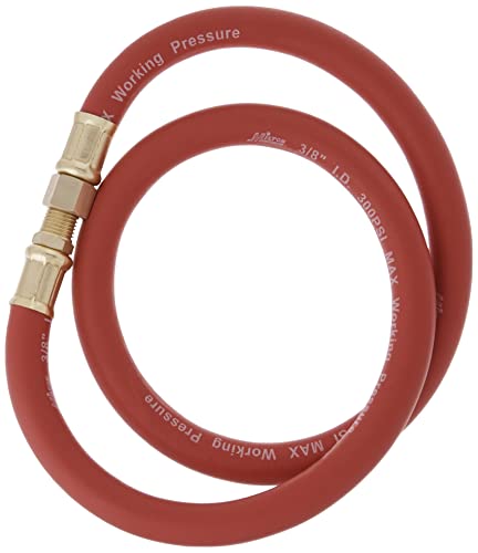 Steel Dual Arm Air Hose Reel (1/2" x 50 ft.) and Air Leader Hose (1/2" x 6 ft.) G331049