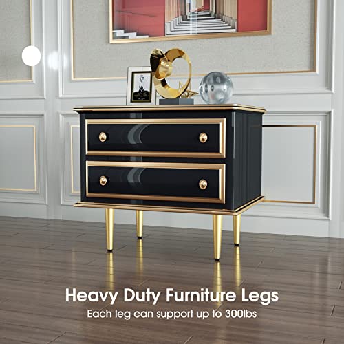 Set of 4 6 Inch Metal Furniture Legs P8893