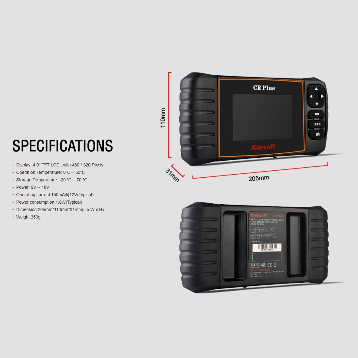 professional universal OBD2 diagnostic scanner R28408