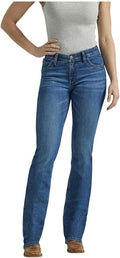 Jennifer Blue Mid Rise Bootcut Jean L72562