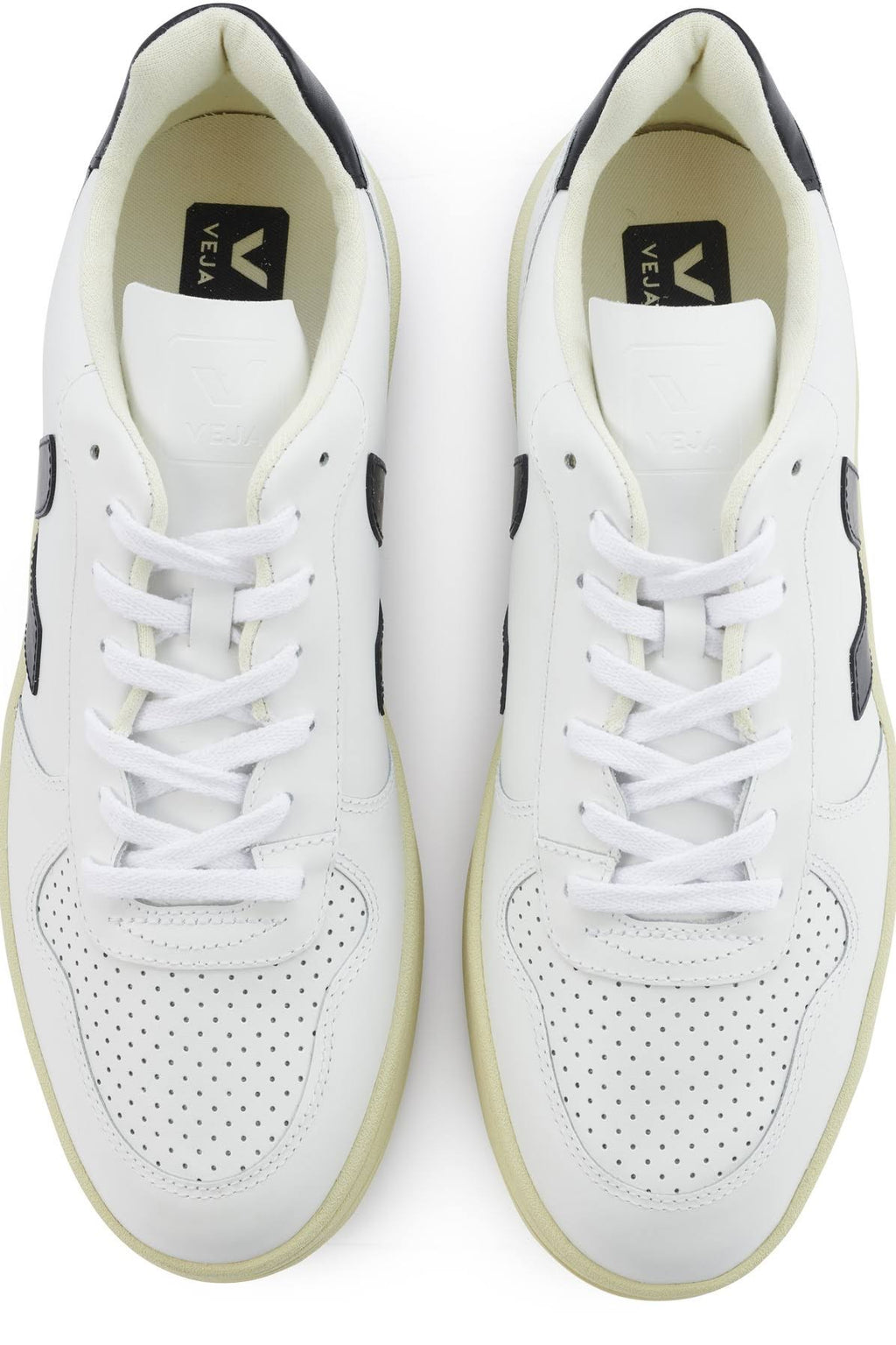 White Leather Sneakers R23408