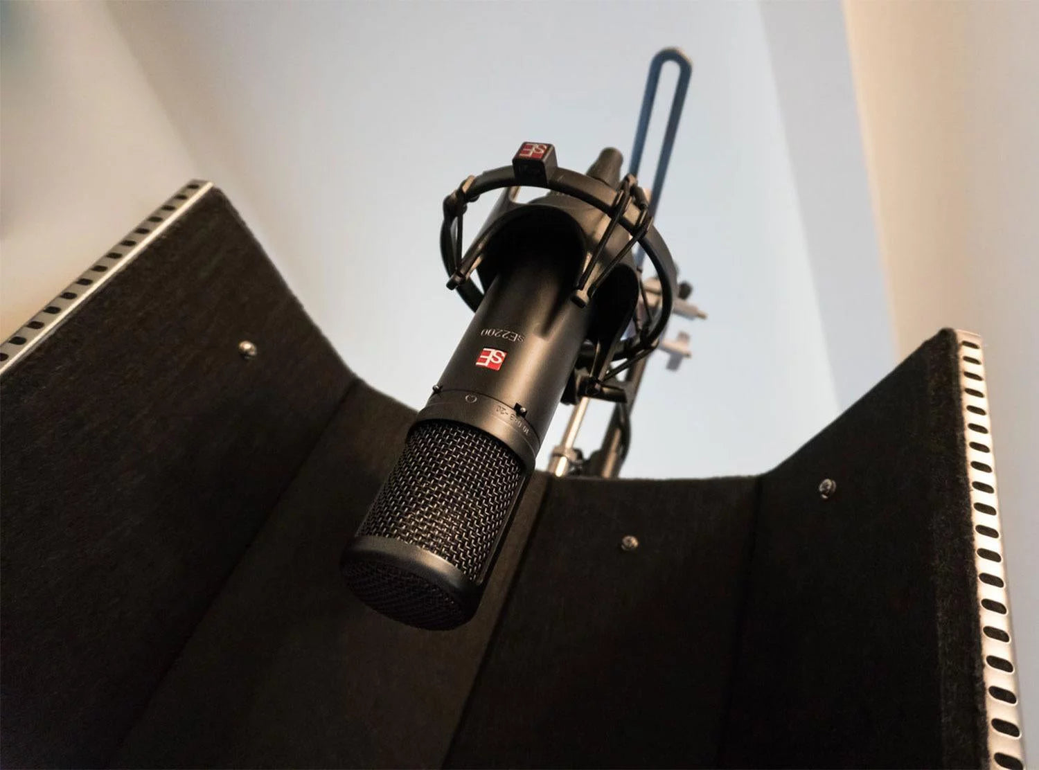 Large Diaphragm Condenser Mic with Shockmount and Filter T1427