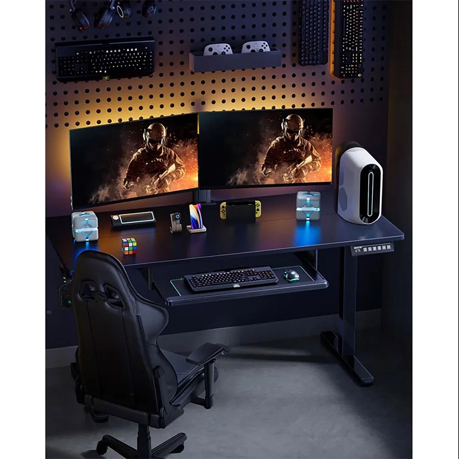 55 x 28 inches Height Adjustable Electric Standing Desk A315730