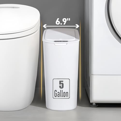 Black Motion Sensor Trash Can with Lid G6663