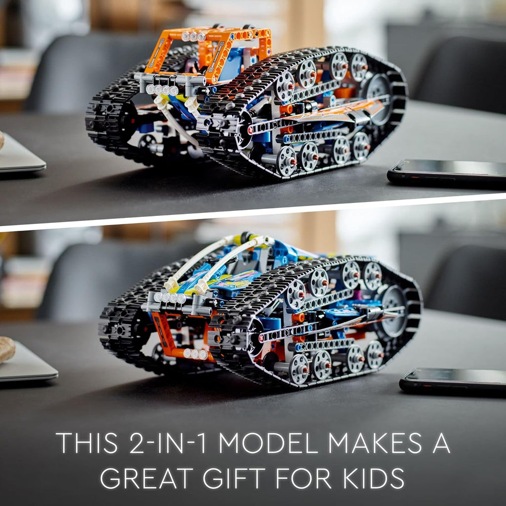 App-Controlled Transformation Vehicle Building Car Kit B35311