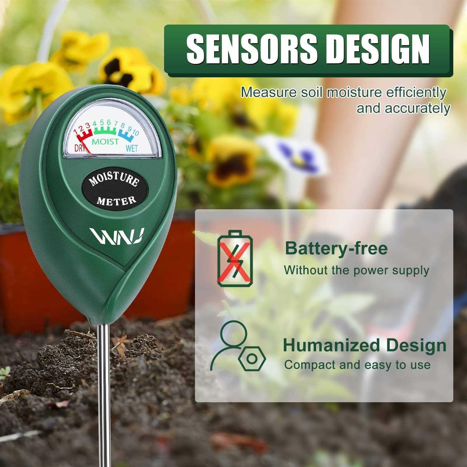 2 Pack Soil Moisture Meter Z564