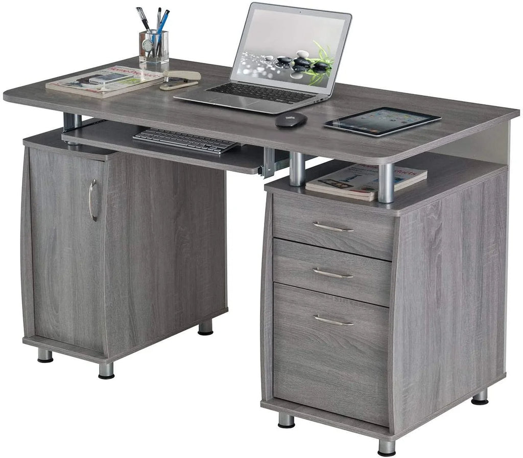 Gray Small Computer Desk X27993