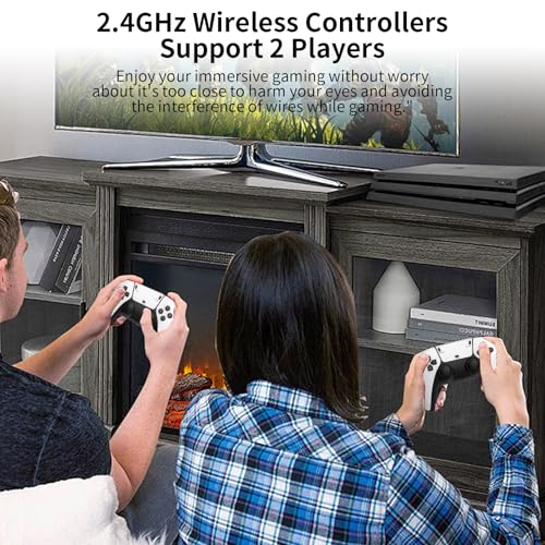 Retro Game Console with 20000+ Classic Games, 64GB, 4K, HDMI Output, Dual 2.4G Wireless Controllers N3360