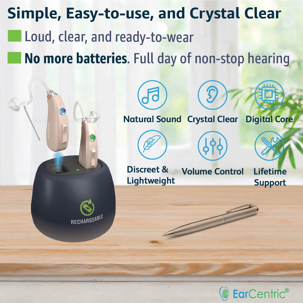 Rechargeable Behind-the-Ear Beige kit (2pc) L28467
