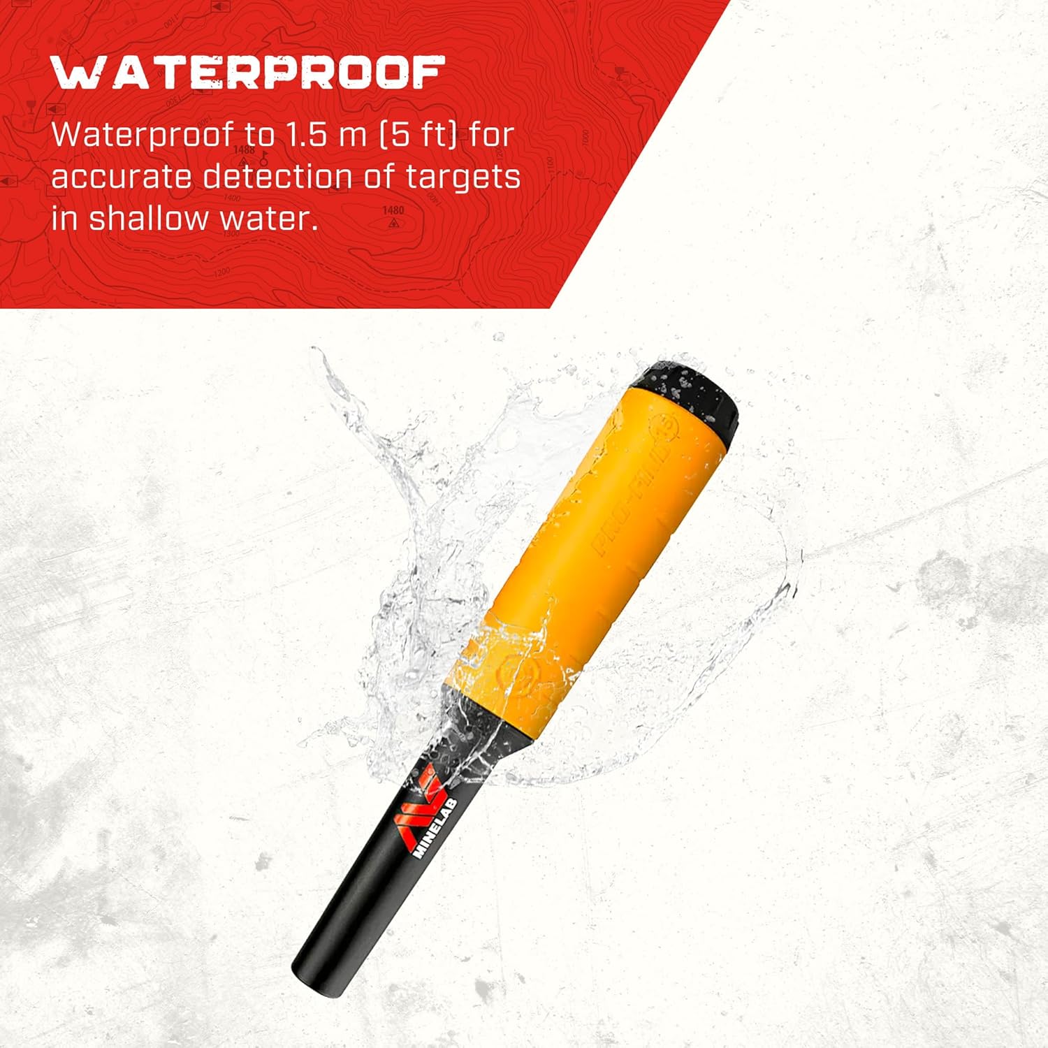 Waterproof Pinpointer Metal Detector with Audio Indication Y87791