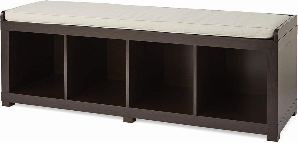 4-Cube Espresso Storage Bench Y5385