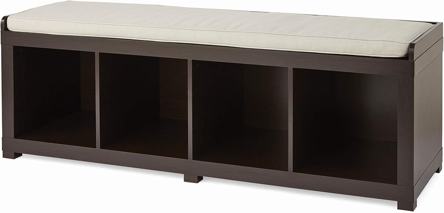 4-Cube Espresso Storage Bench Y5385