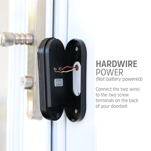 Wired 2K Video Doorbell Security Camera with Night Vision T352147