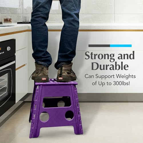 Folding Step Stool (Black) J1744