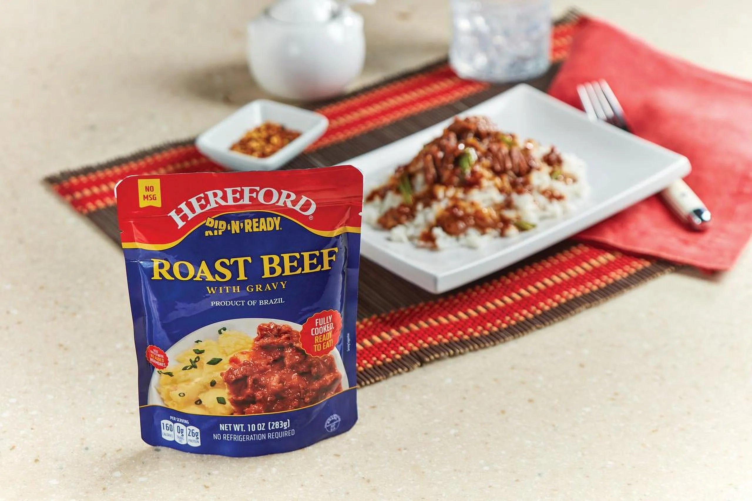 10 oz Fully Cooked Roast Beef with Gravy K292890