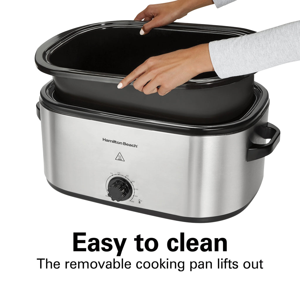22 Quarts Stainless Steel Electric Roaster Oven Z25632