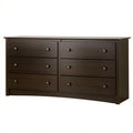 Espresso 6 Drawer Dresser B38948