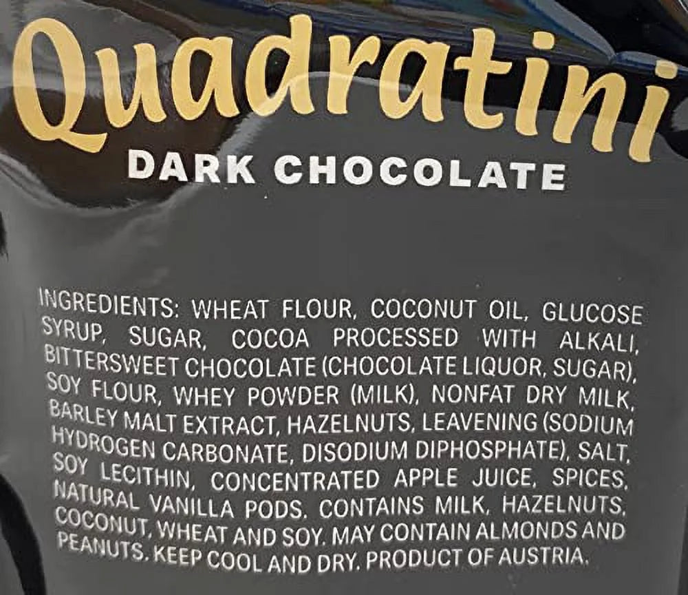 Dark Chocolate Filled Wafer Cookies 8.82 Oz X436819