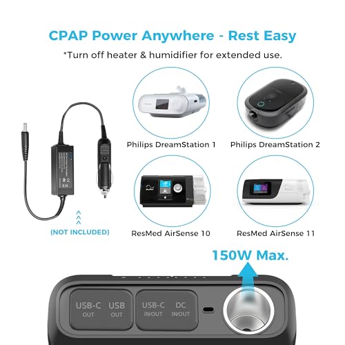 72000mAh 266Wh 12v Power Bank with 60W PD USB-C DC Wireless Charging Flashlight V455027