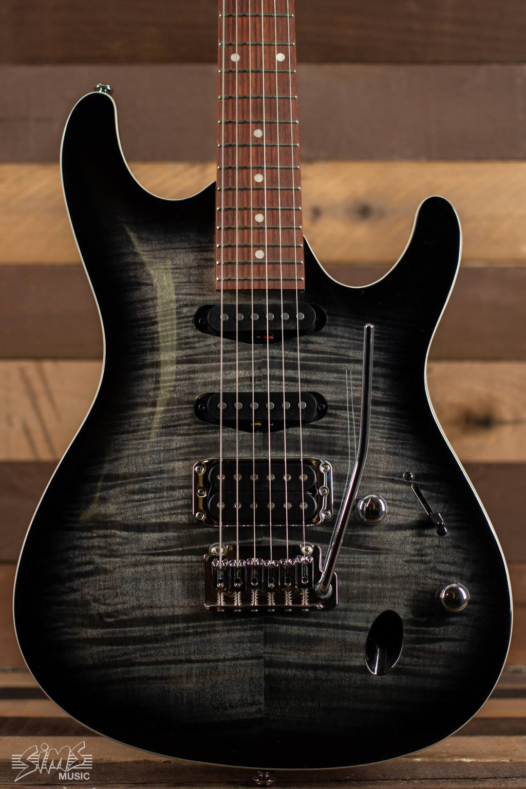 Transparent Gray Burst Electric Guitar B621