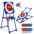 8 Throwing Axes Set with Foldable Plastic Target V57296