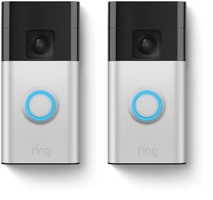 Satin Nickel Battery Doorbell W205