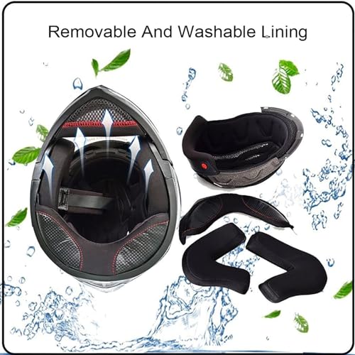 Motorcycle Bluetooth Full Face Modular Helmet with Dual Visor P773
