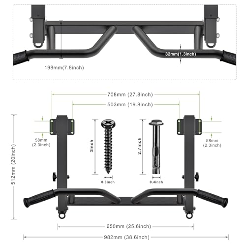 Adjustable Steel Pull Up Bar I439055