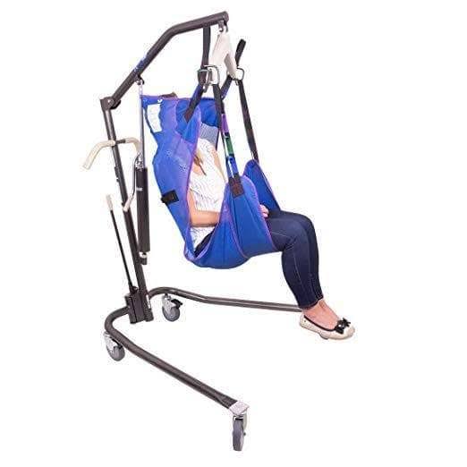 Personal Hydraulic Patient Body Lift with Medium Full Body Mesh Sling Y30009