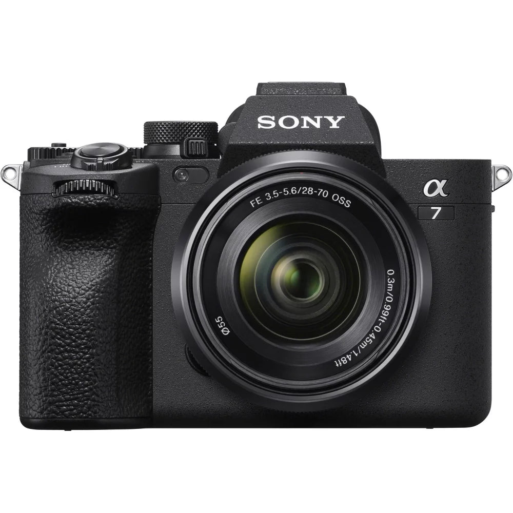 Mirrorless Digital Camera with 28-70mm Lens Bundle with 64GB Memory Card + Battery + Battery Charger + Camera Case + LCD Screen Protectors + Memory Card Reader L97911