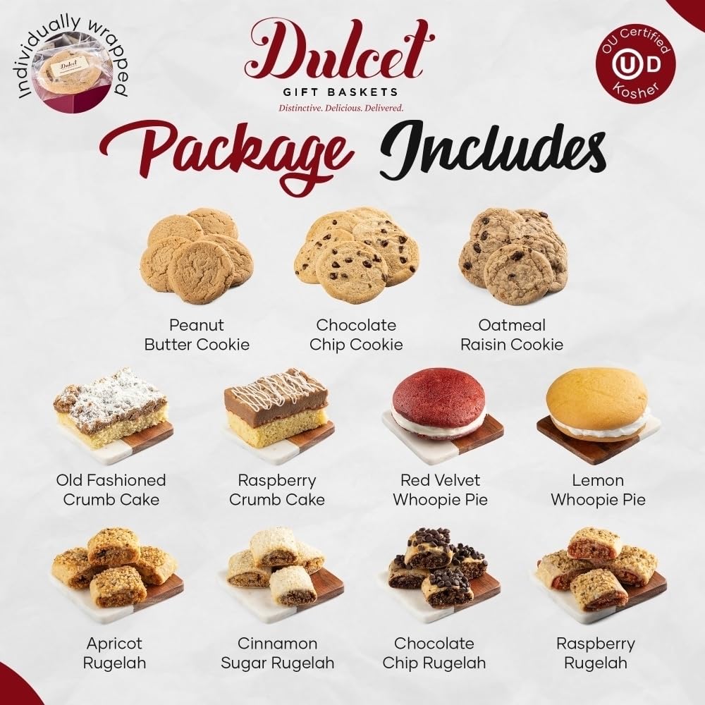 Bakery Sampler Dessert Gift Basket R161