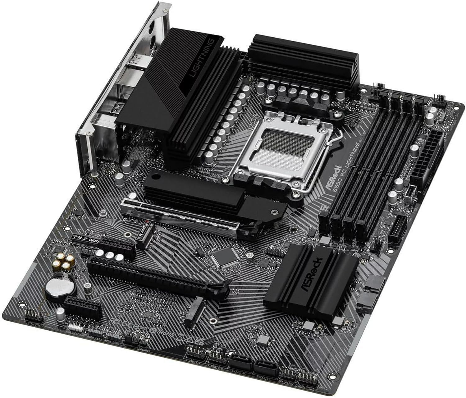 AM5 ATX Motherboard Bundle with AMD Ryzen 5 7600X, DDR5, PCIE 4.0 x16, 2.5Gb LAN, Rear USB3.2 Gen2x2 Type-C V20309