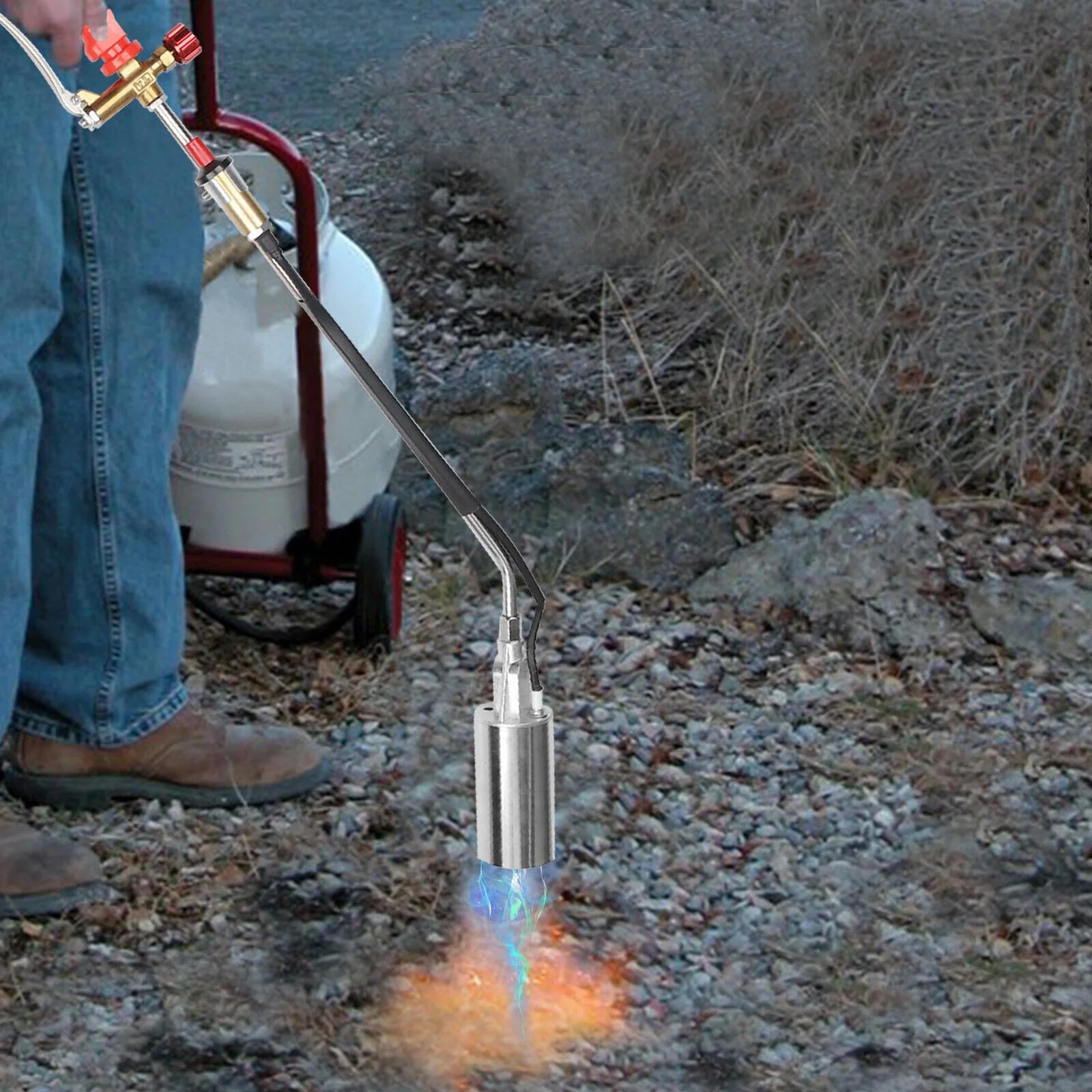 Portable Propane Torch Weed Burner with Hose N8877