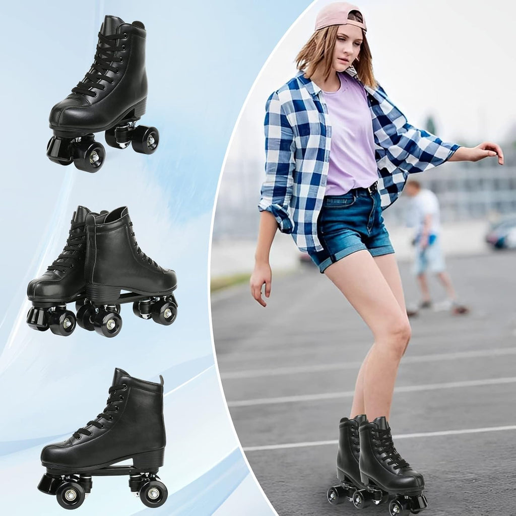 PU Leather Roller Skates U3356