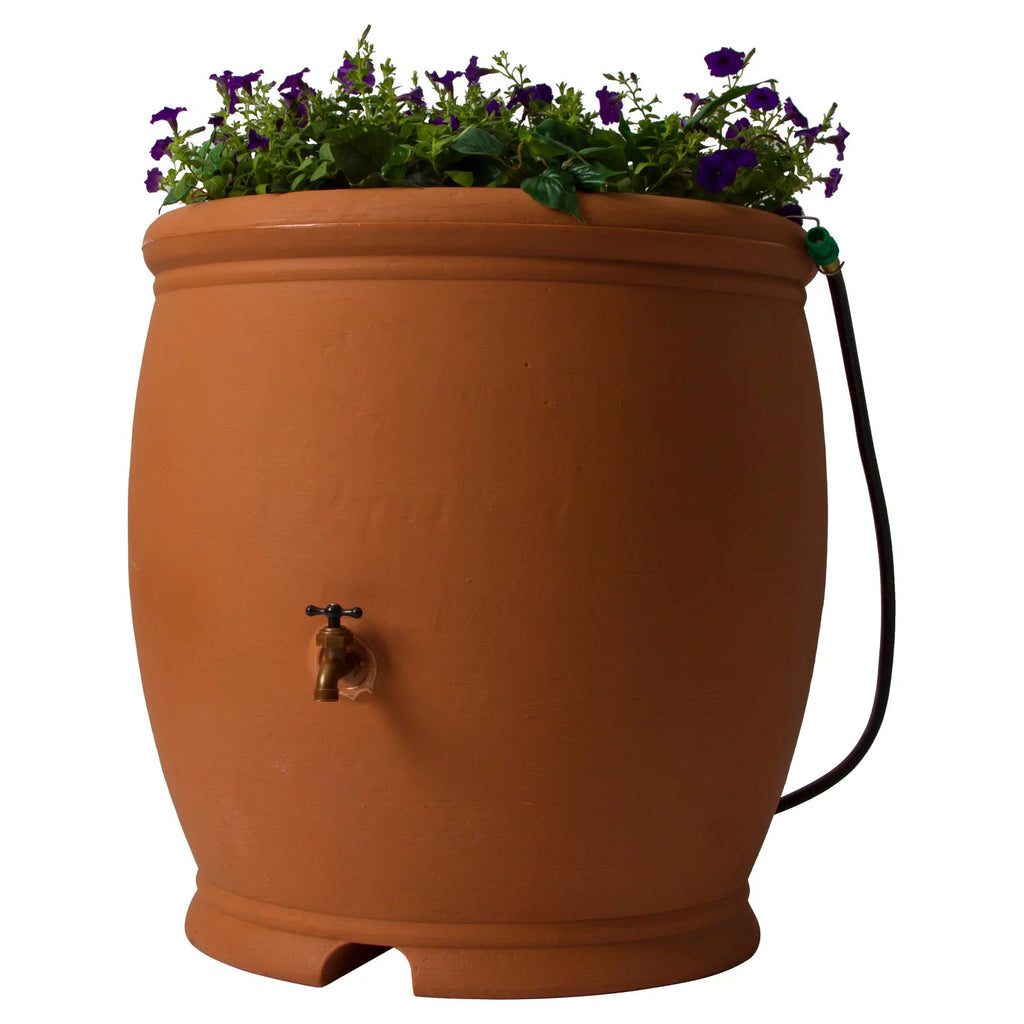 Charcoal Stone 100 Gallon Rain Water Collection Barrel J1620
