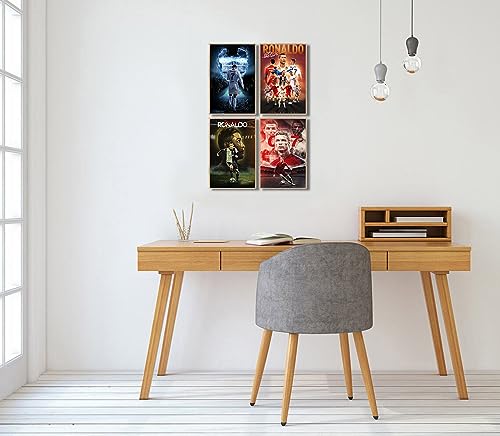 Set of 4 Unframed Canvas Wall Posters 08 in. X 12 in. O940